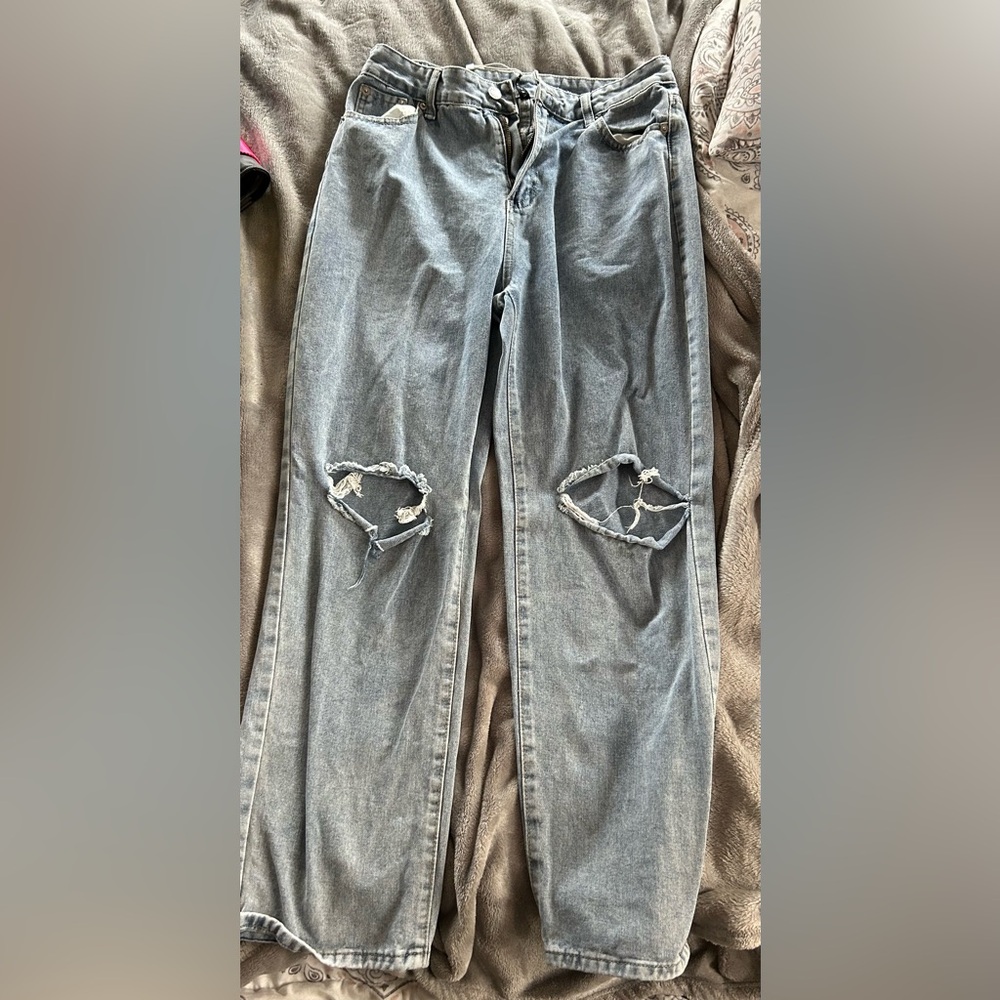 NWOT NV Felix ‘mom’ jean type light wash blue jeans
